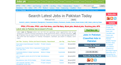 Desktop Screenshot of jobz.pk